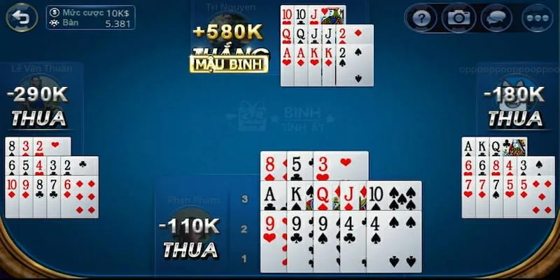 Cách chơi Mậu Binh ww88